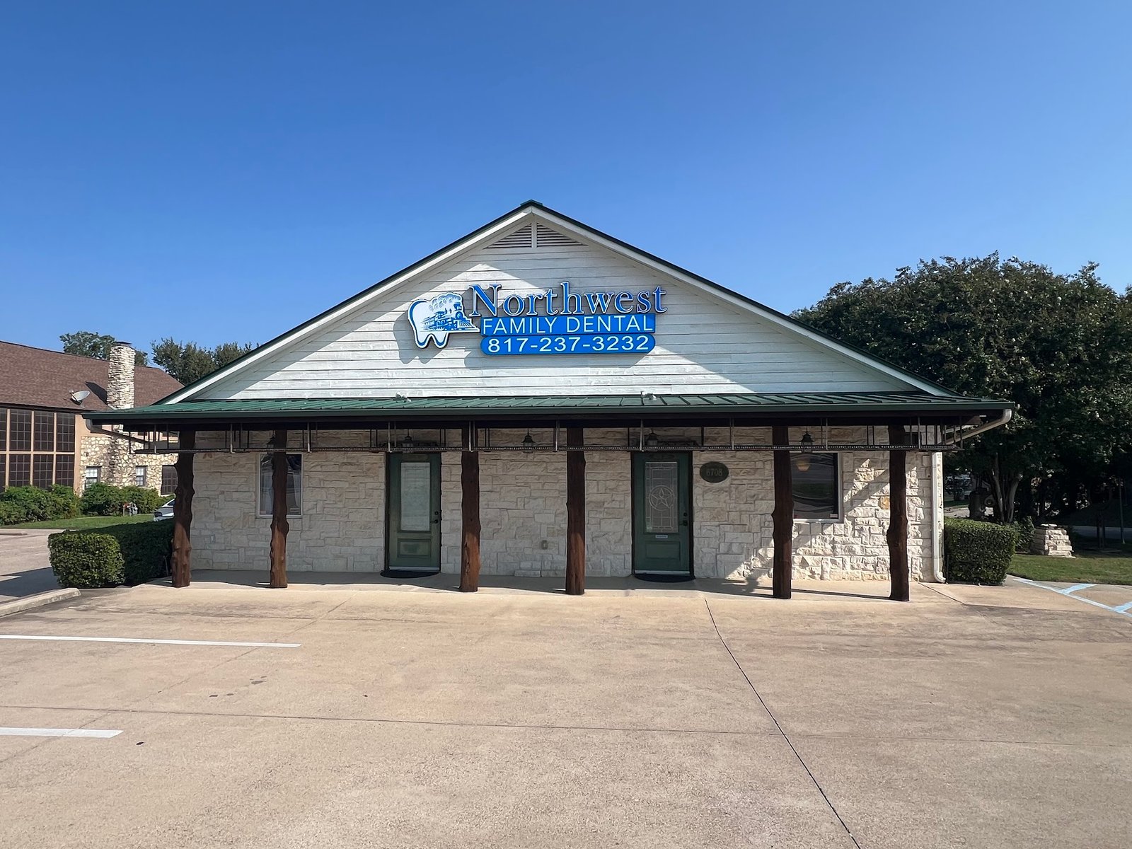 Northwest Family Dental office exterior in Fort Worth TX