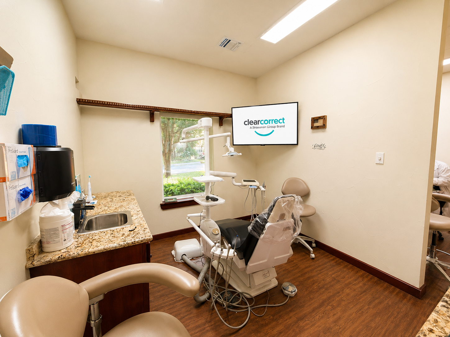 Front desk and check-in area